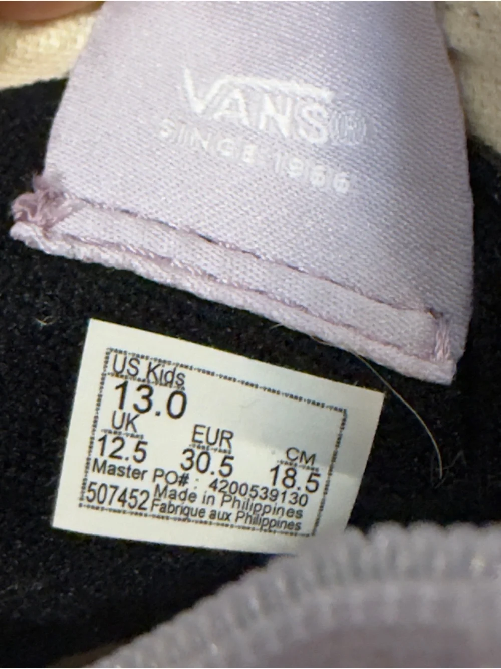 Vans Kids Pink Glitter High-Top Sneakers